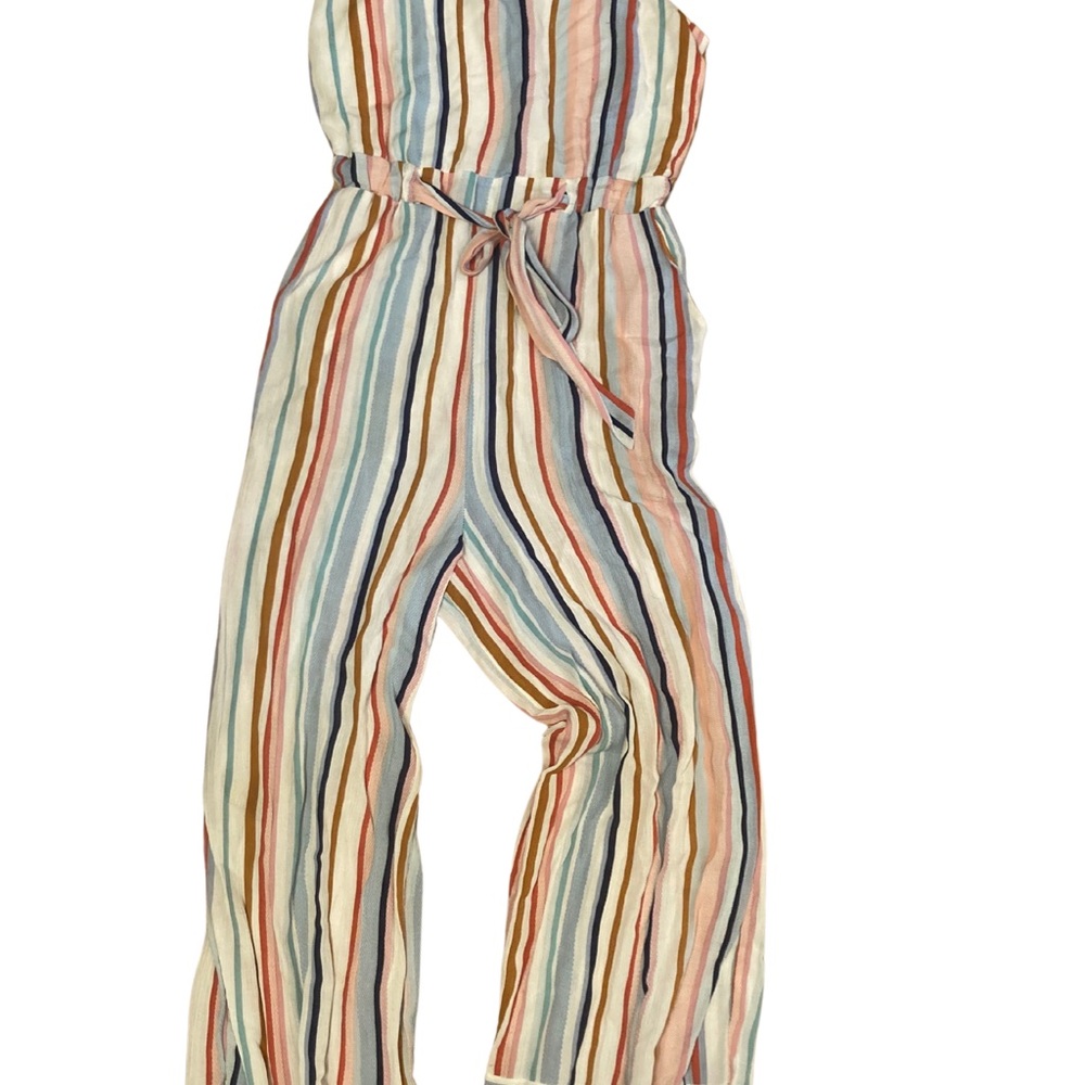 Striped One Piece Jumpsuit